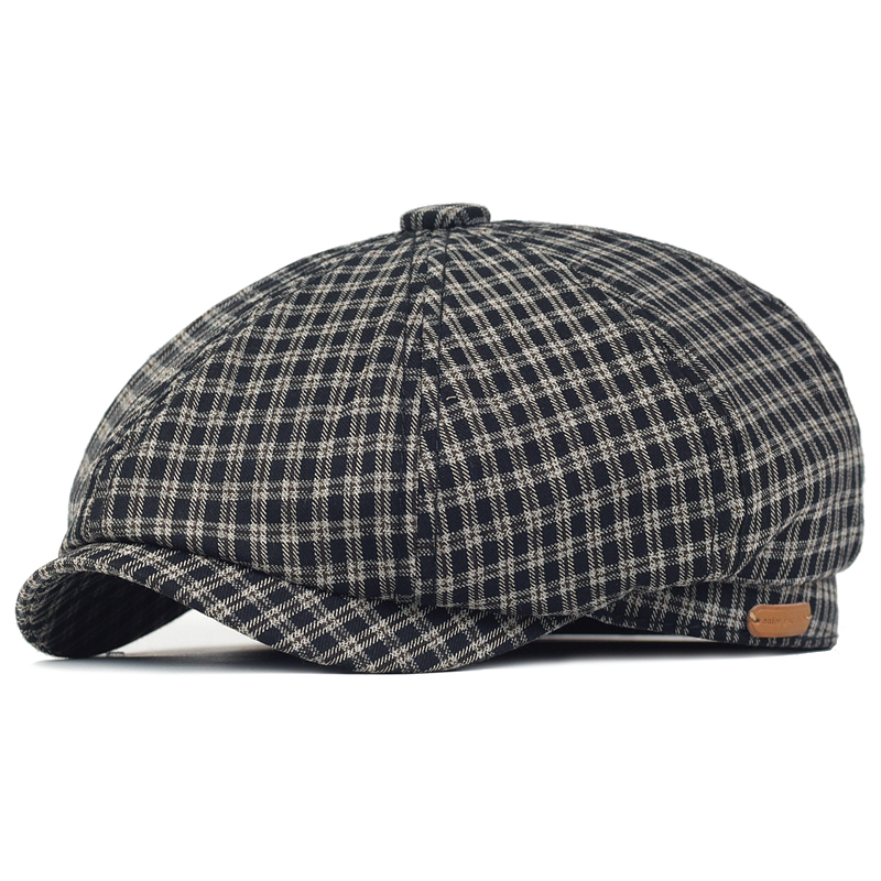 Xuân Hè Kẻ Sọc Newsboy Nắp Pea - đánh giá và giá Dad Hat Cotton