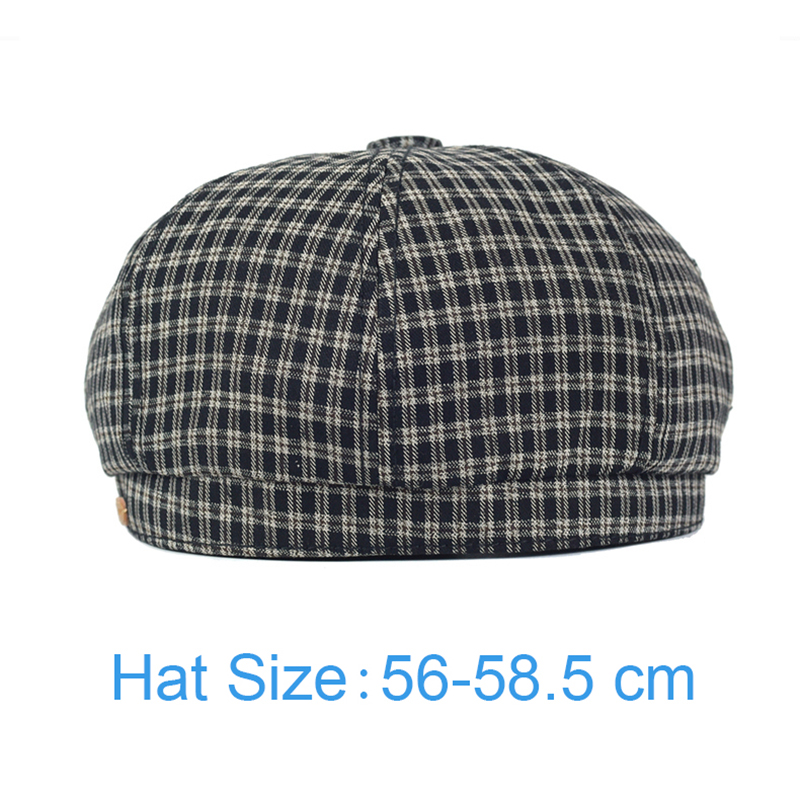 Xuân Hè Kẻ Sọc Newsboy Nắp Pea - đánh giá và giá Dad Hat Cotton