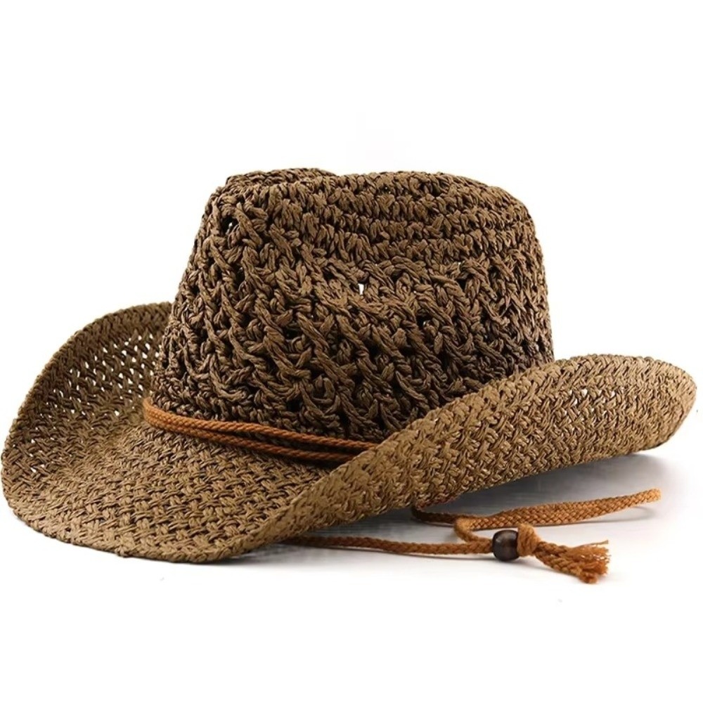 Retro Wide Brim Sunscreen Stra - đánh giá và giá Cowboy Hat Straw